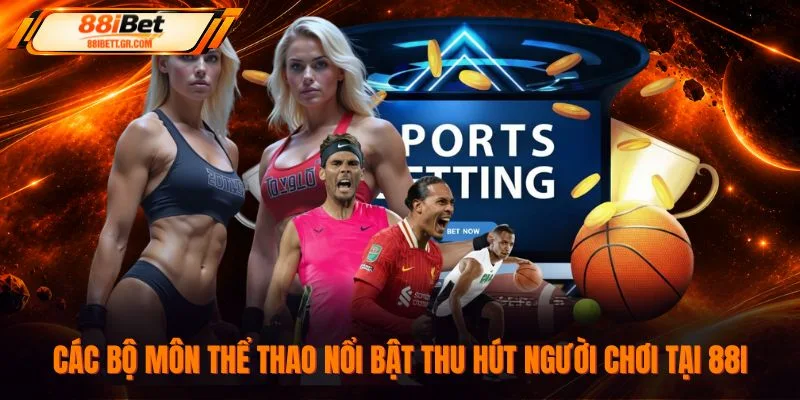 Các bộ môn thể thao nổi bật thu hút người chơi tại 88I