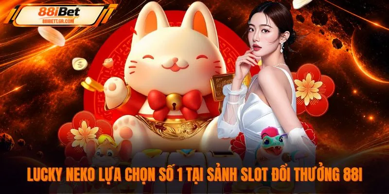 Lucky Neko lựa chọn số 1 tại sảnh slot đổi thưởng 88I